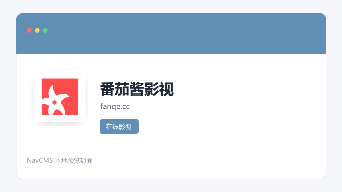 番茄酱影视 网站预览截图