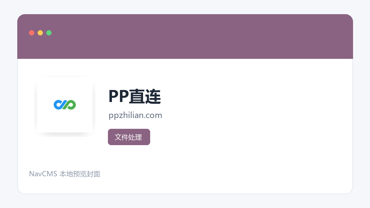 PP直连 网站预览截图