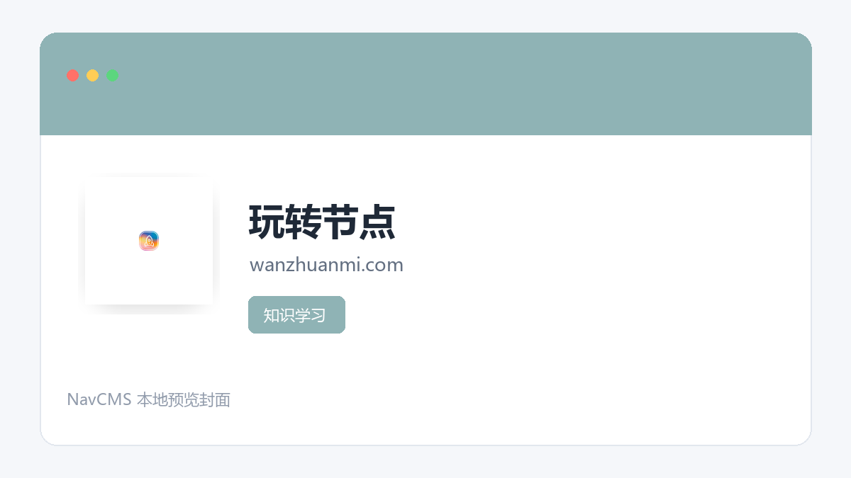 玩转节点 网站预览截图