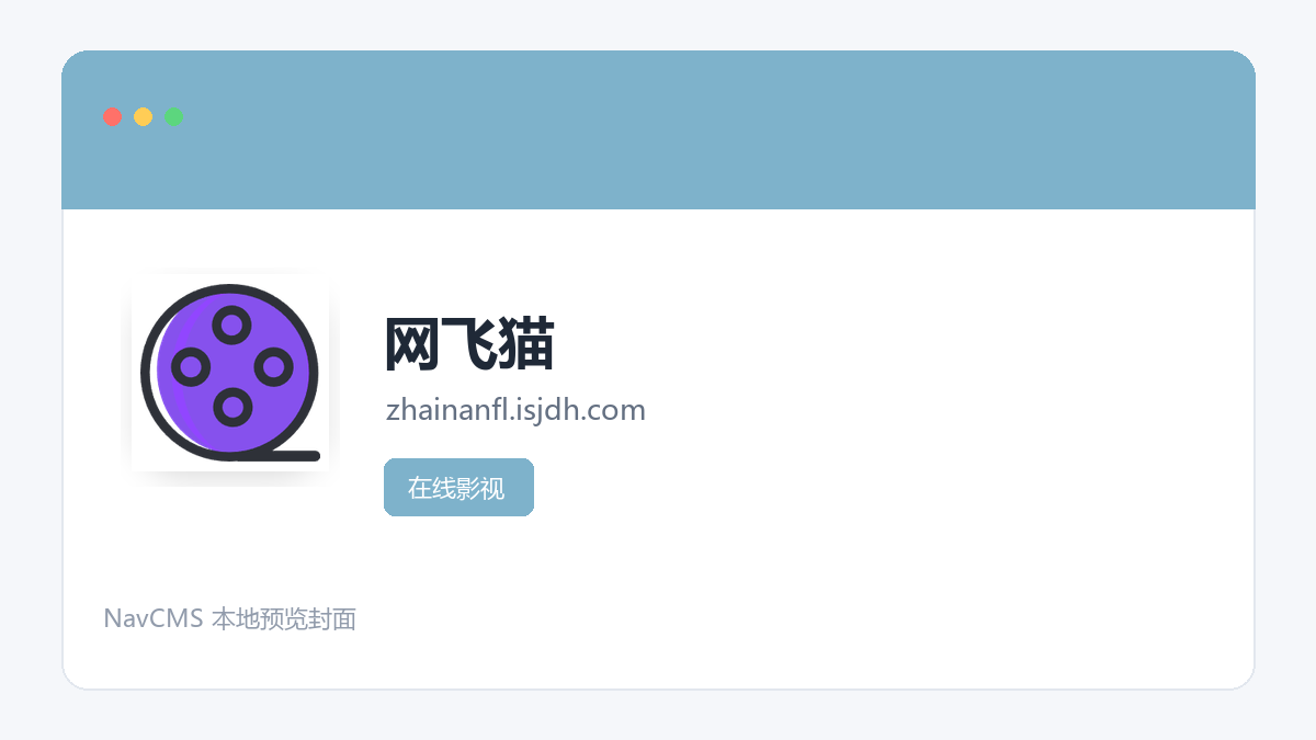 网飞猫 网站预览截图