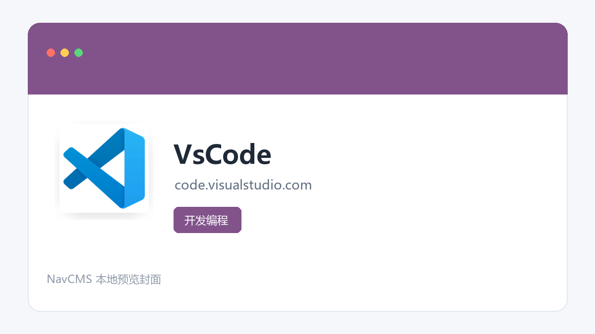 VsCode 网站预览截图