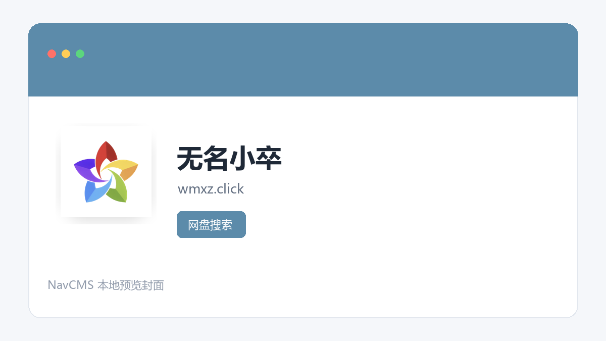 无名小卒 网站预览截图