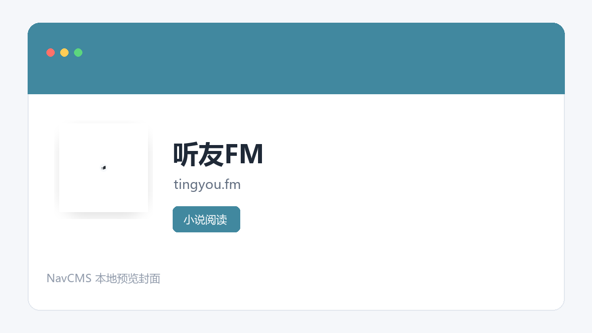听友FM 网站预览截图