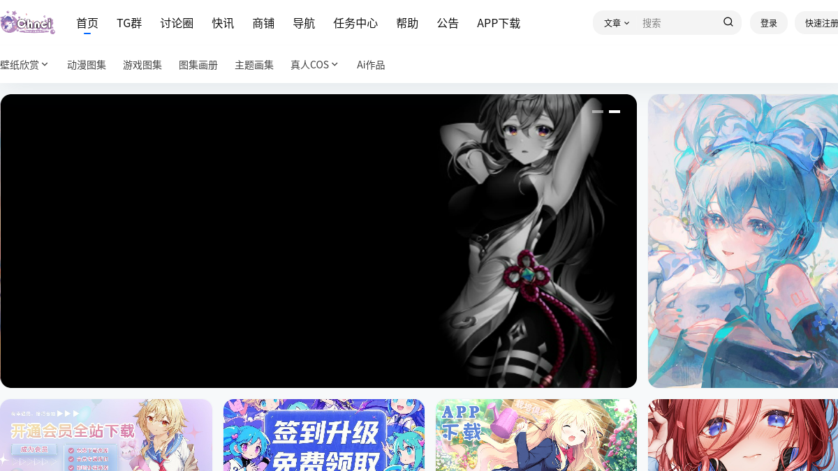 Chnci 网站预览截图