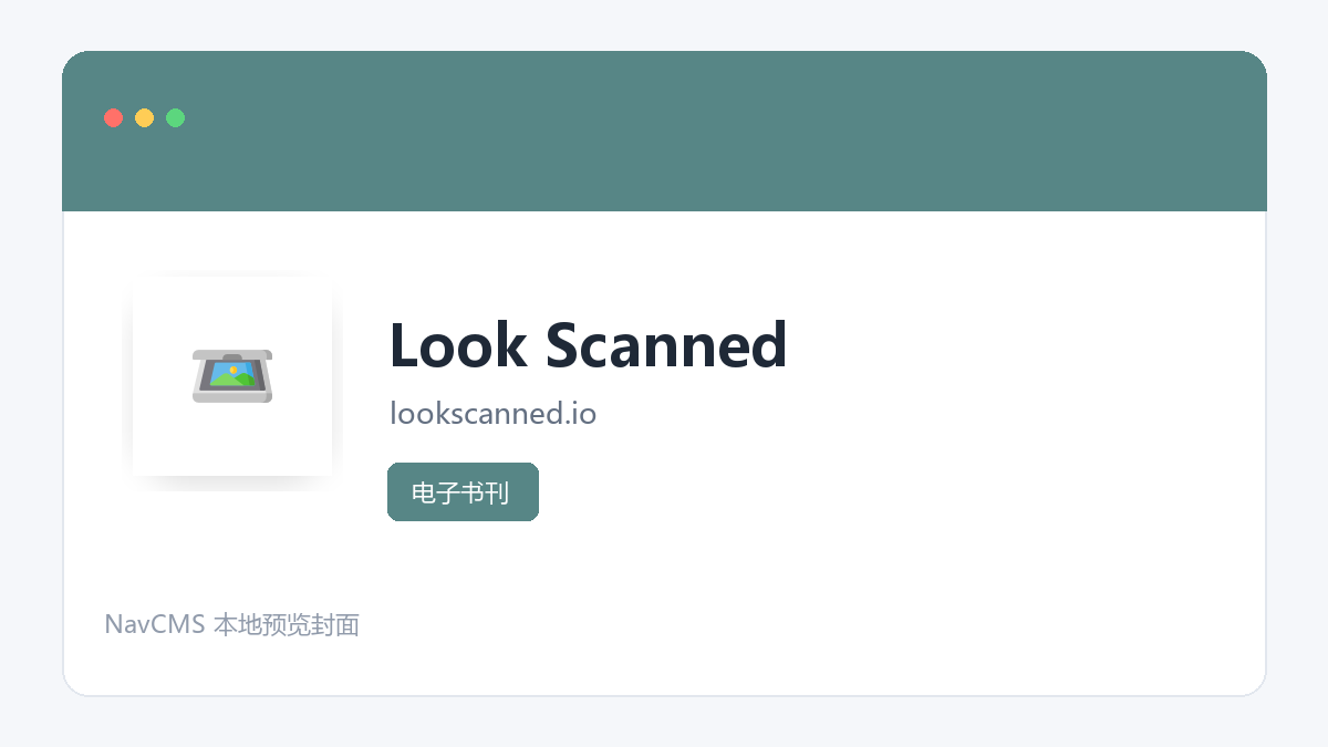 Look Scanned 网站预览截图