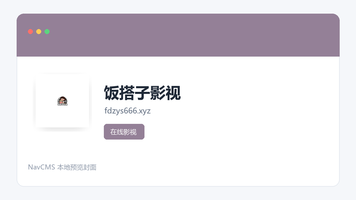 饭搭子影视 网站预览截图