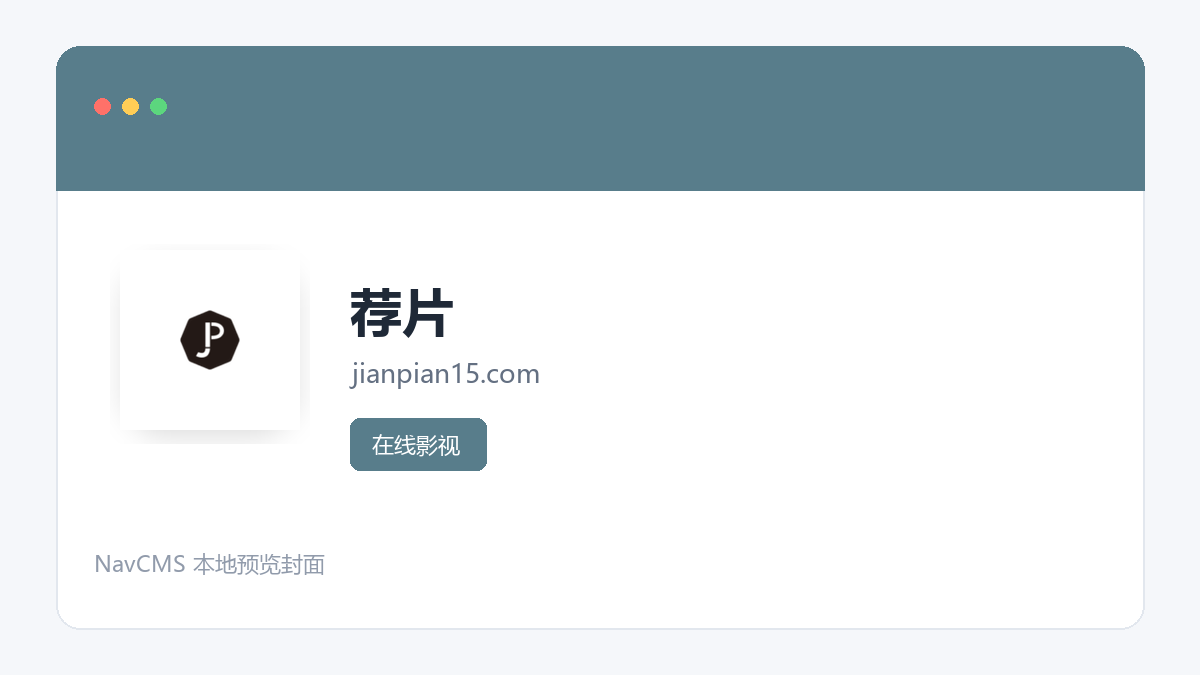 荐片 网站预览截图