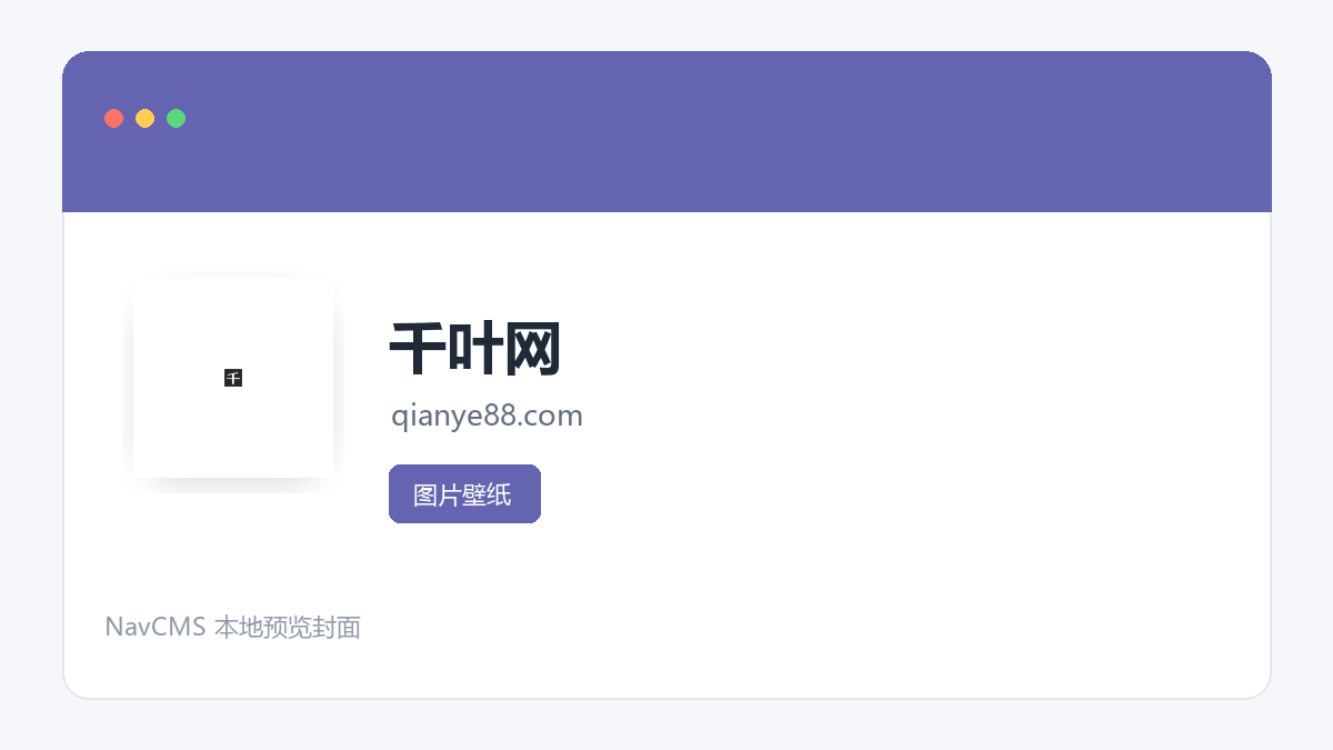 千叶网 网站预览截图