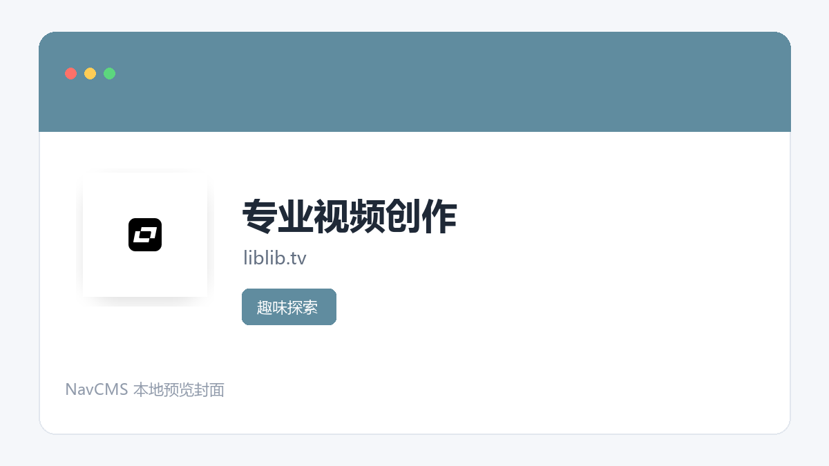 专业视频创作 网站预览截图