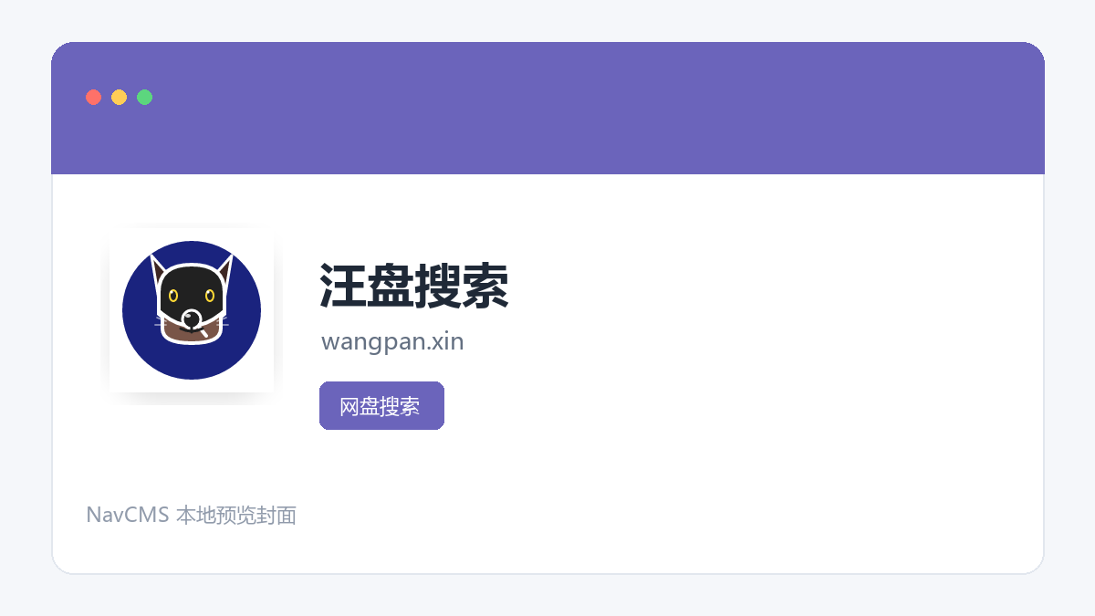 汪盘搜索 网站预览截图