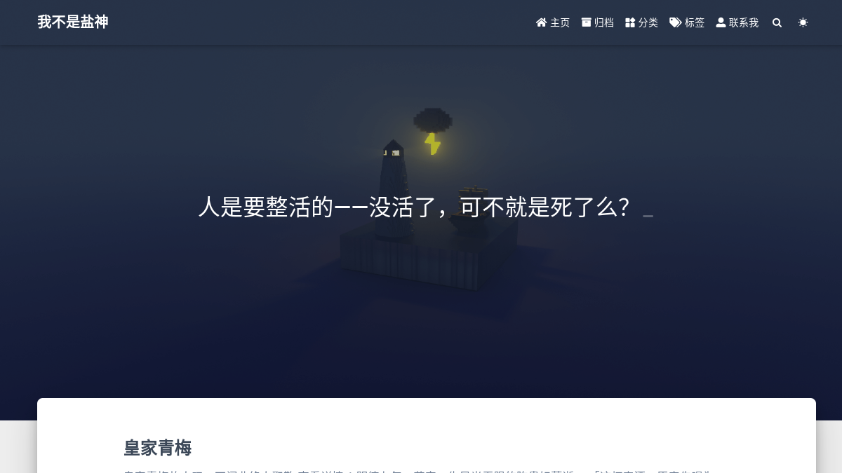 盐选免费阅读 网站预览截图